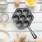 Commercial Chef Cast Iron Danish Aebleskiver Pan, Makes 7 Pancake Balls CHCI4105 - alternate 3
